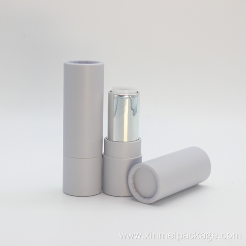 wholesale empty round paper lip balm lipstick tube